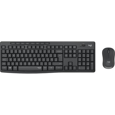 foto del prodotto tastiera wireless logitech mk295 silent graphite