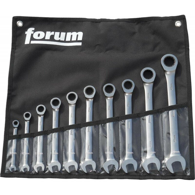 foto del prodotto tasto fork a cricchetto da 10 pezzi. legge 8 24 mm