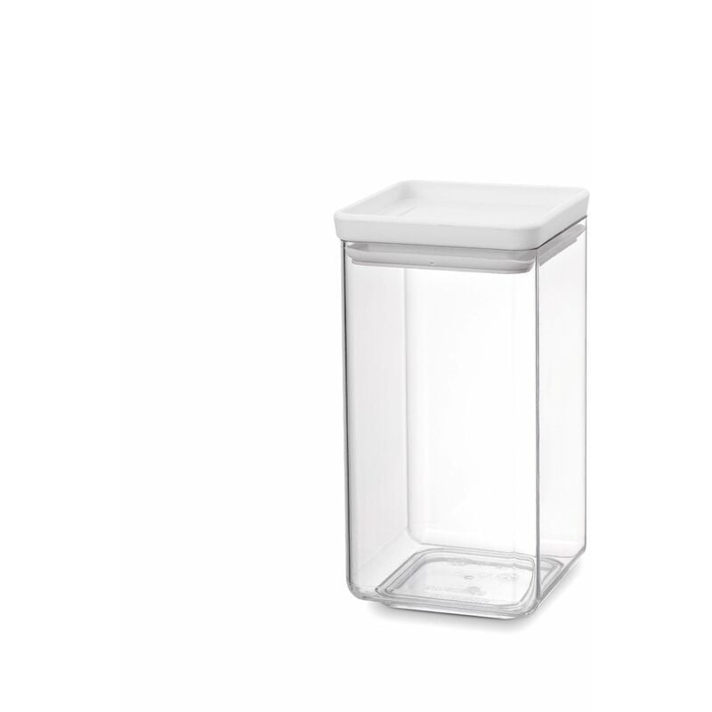 foto del prodotto tasty stackable square canister 1.6 l, light grey brabantia
