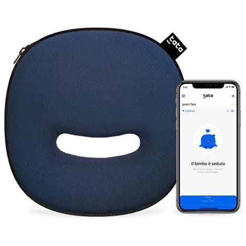 foto del prodotto tata cuscino blu antiabbandono