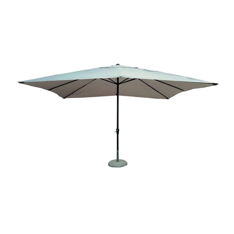 foto del prodotto tata linda ombrellone giardino in alluminio mt.3x3 pully colore ecru arredo giardino