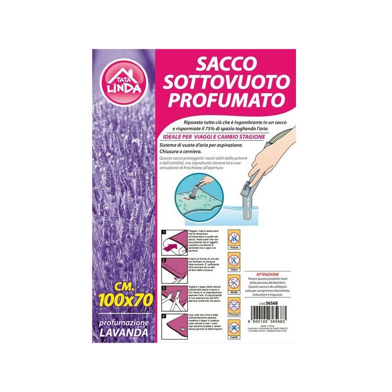 foto del prodotto tata linda sacchetto sottovuoto multiuso cm. 60x80 tata linda 12 pz