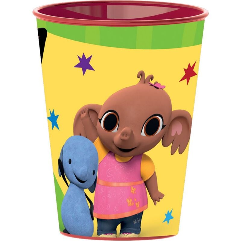 foto del prodotto tataway bicchiere plastica per bambini con grafica di bing da 260 ml, senza bpa, con beccuccio ribaltabile, lavabile e riutilizzabile