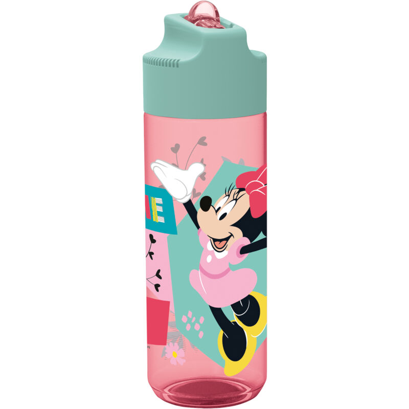 foto del prodotto tataway borraccia originale bambini disney minnie per bambini da 540 ml in ecozen, riutilizzabile e lavabile, con tappo svitabile e antigoccia