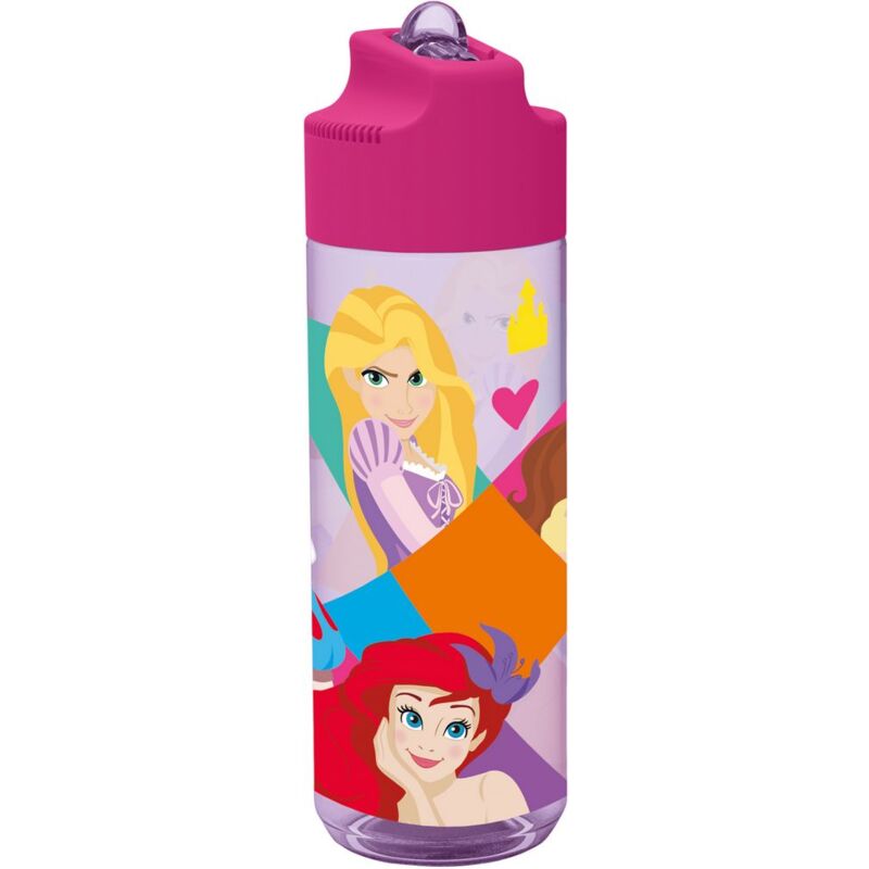 foto del prodotto tataway borraccia originale disney princess da 540 ml in ecozen, riutilizzabile e lavabile, con tappo svitabile e antigoccia e beccuccio ribaltabile