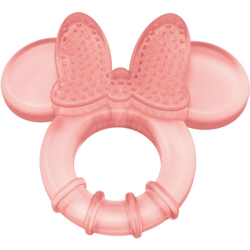 foto del prodotto tataway massaggia gengive bambini disney minnie, in plastica senza bpa, riutilizzabile e lavabile, fresco e pieno d acqua