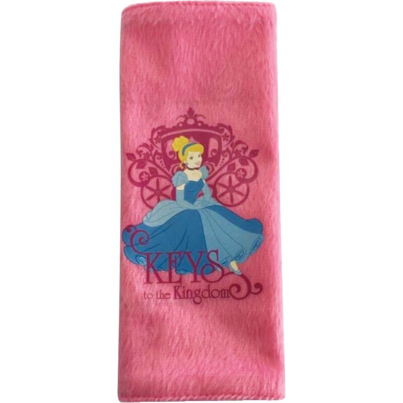 foto del prodotto tataway passacintura auto con la principessa cenerentola, per bambine di colore rosa, comoda e sicura