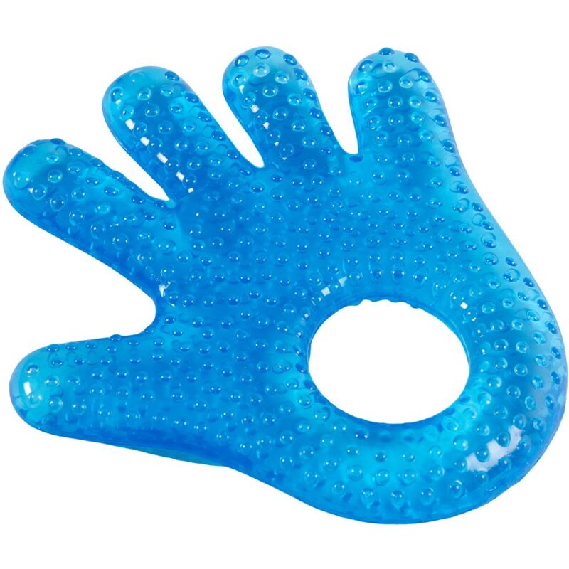 foto del prodotto tataway refrigerante blu per bimbi, con forma e dimensioni per una presa facile, ottimo per la dentizione