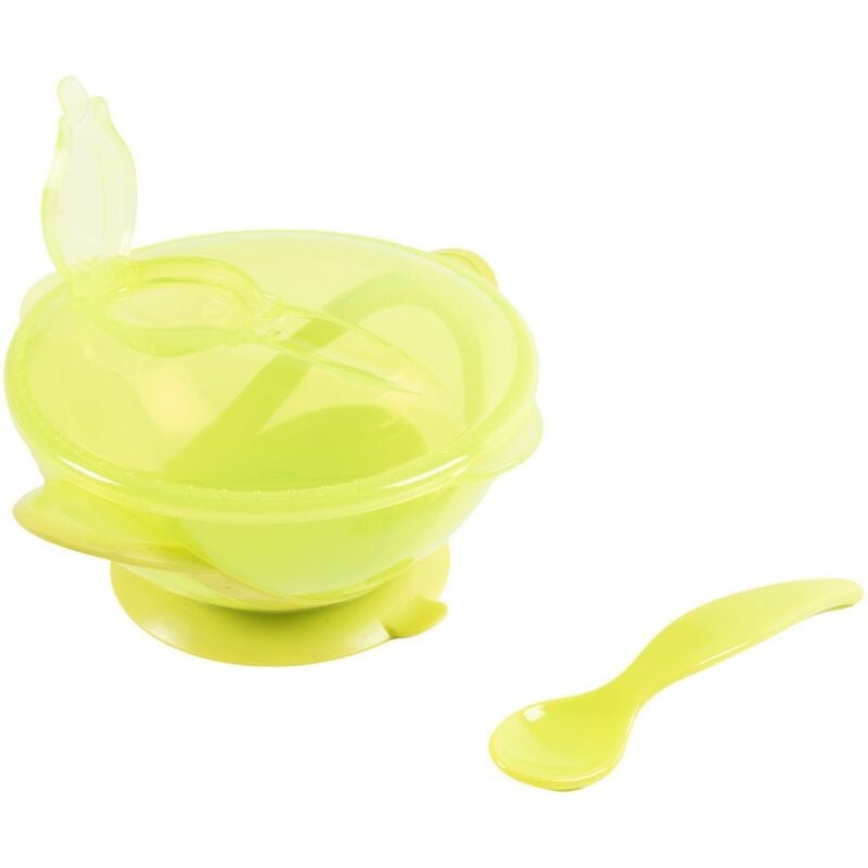 foto del prodotto tataway scodella poupy con coperchio e cucchiaino per microonde per rendere la pappa dei bambini pratica, sicura, funzionale e divertente.