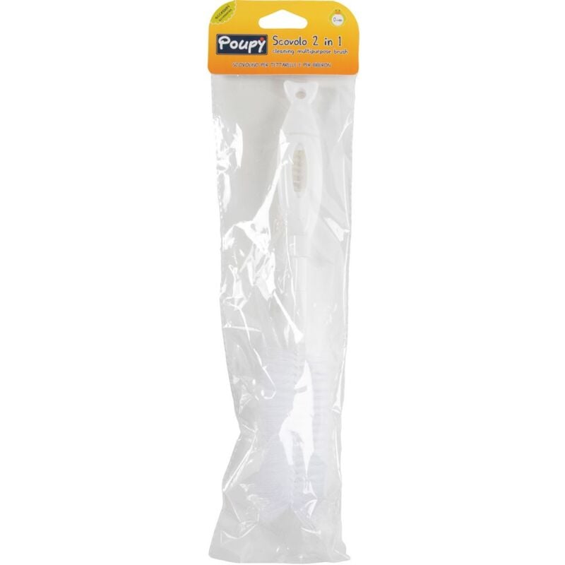 foto del prodotto tataway scovolo per biberon e tettarelle 2 in 1 poupy per bambini piccoli garantisce un accurata pulizia delle tettarelle