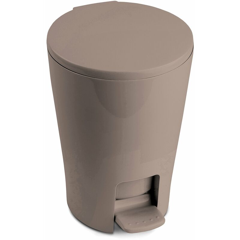 foto del prodotto tatay cestino bagno con pedale diabolo 5l secchio interno con manico design pratico e facile da pulire plastica di alta qualit e resistente 19 x 21