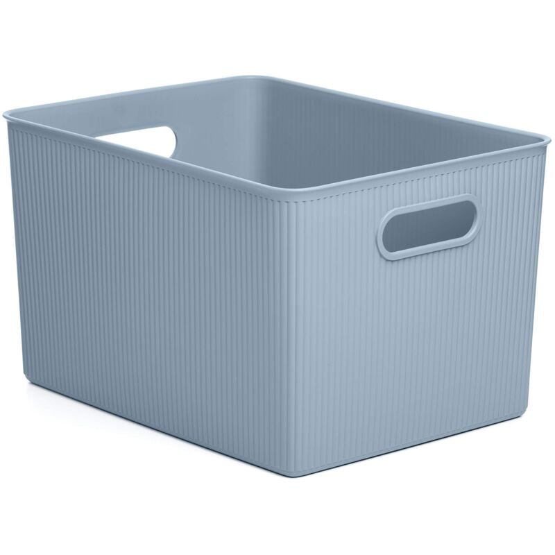 foto del prodotto tatay cestino portaoggetti baobab, 22l di capacita, polipropilene, senza bpa, blu, dimensione 29,4 x 38,5 x 23 cm