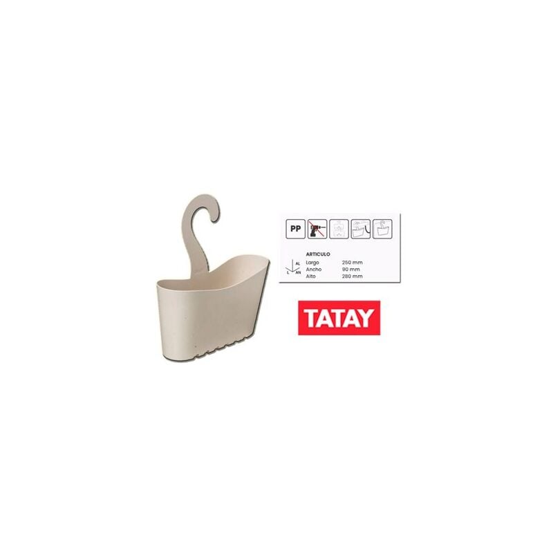 foto del prodotto tatay cestino standard multi ecocasa 25x9x28 cm