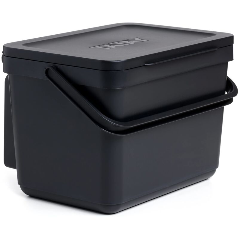 foto del prodotto tatay pattumiera per umido 6l compostiera da cucina smart con supporto e viti incluse design compatto e funzionale materiale 100 riciclato