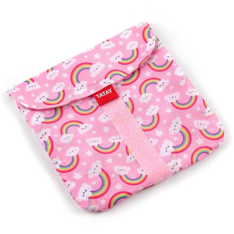 foto del prodotto tatay porta merenda per bambini riutilizzabile, ideale per porta panino o snack, adattabile, facile da pulire, senza bpa, personalizzabile.