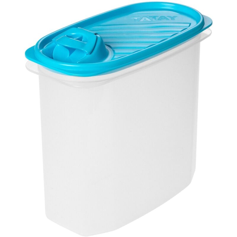 foto del prodotto tatay porta minestra fresh, capacit 2l, senza bpa, sicuro in lavastoviglie e microonde, blu, 1 unit dimenzione 18.4 x 9.7 x 19 cm