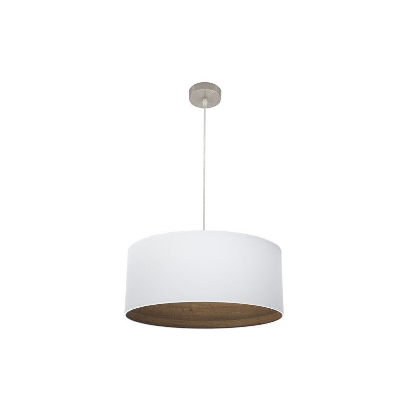 foto del prodotto tatiana ciondolo 1xe27 nichel bianco mad.dark regx50x50 cm fabrilamp