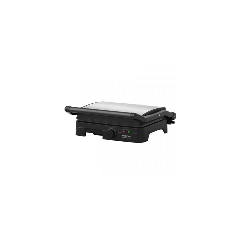 foto del prodotto taurus grill acciaio inox 2.200w piastre 28x22cm asteria essential