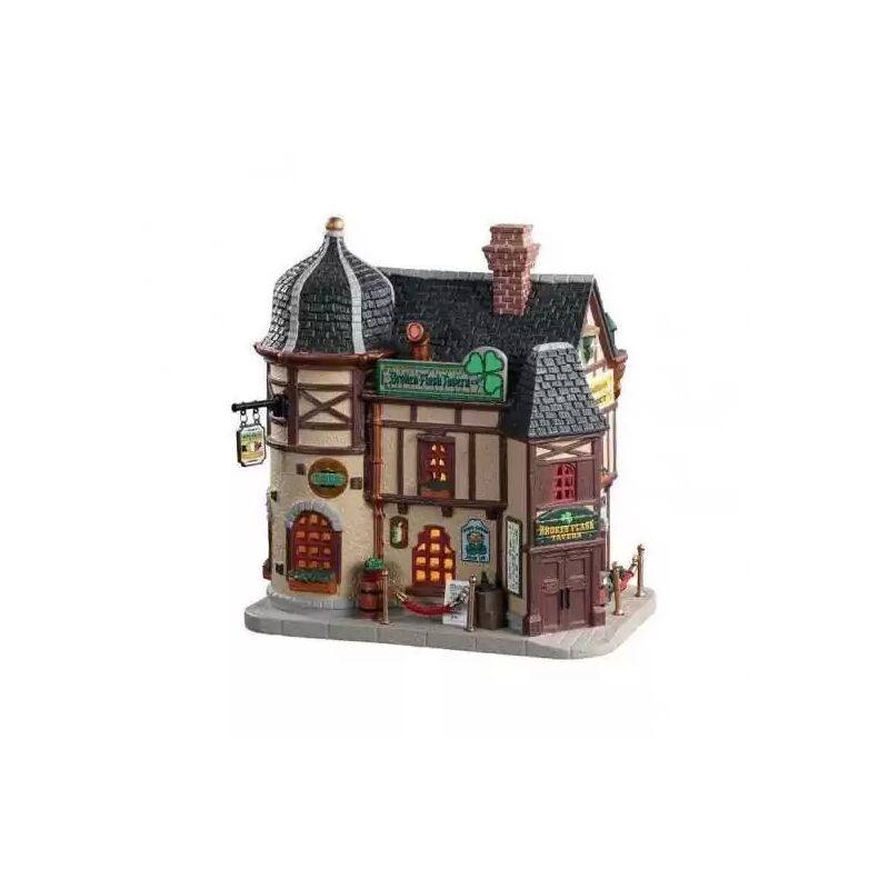 foto del prodotto taverna irlandese villaggio di natale lemax 05647 broken flask tavern