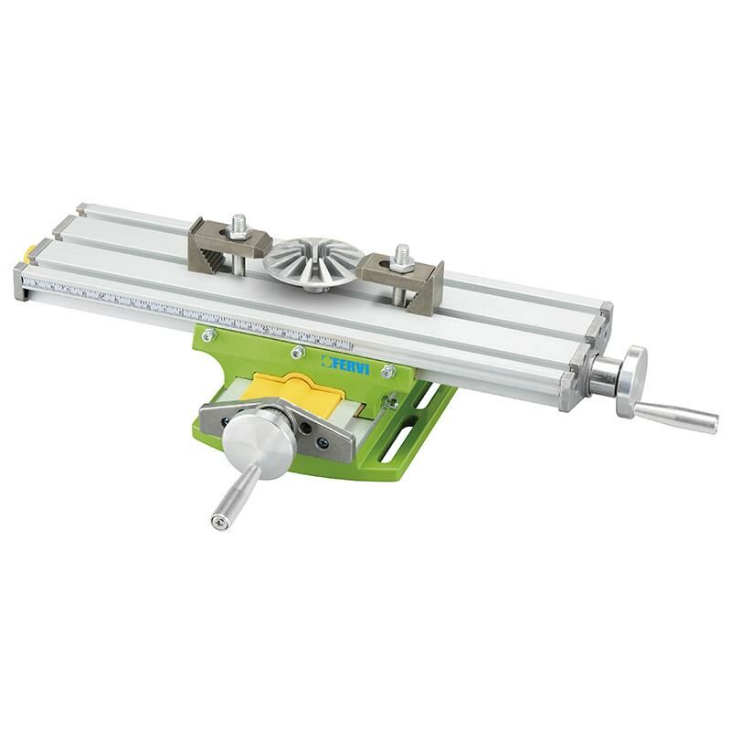 foto del prodotto tavola a croce x fresatura in alluminio fervi t018 300