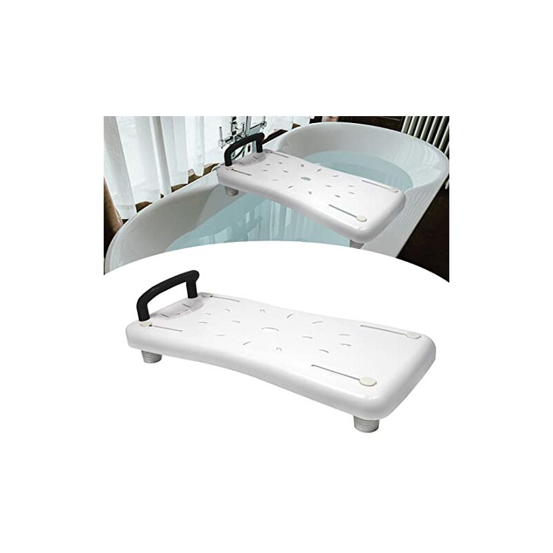 foto del prodotto tavola da bagno 70x31 cm sedile da bagno per adulti anziani 41 63 cm tavola da bagno regolabile per sedersi tavola da bagno in materiale pp maniglia