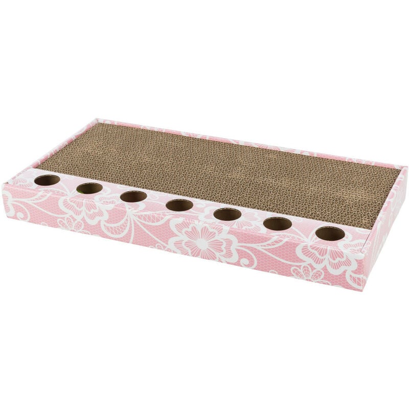 foto del prodotto tavoletta in cartone con palline per gatti 48x5x25 cm trixie