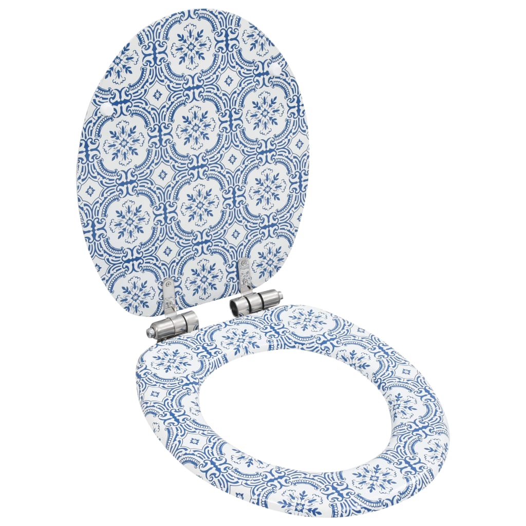 foto del prodotto tavoletta wc coperchio chiusura morbida mdf design porcellana cod mxl 49572