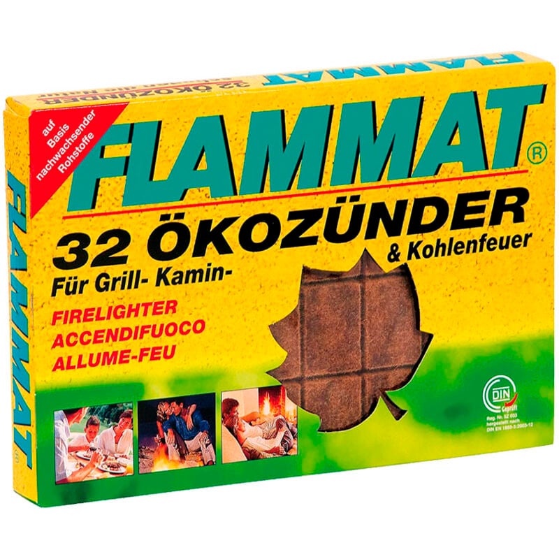 foto del prodotto tavolette accendifuoco ecologico 32pz