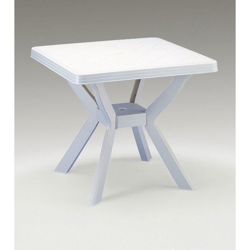 foto del prodotto tavoli resina nilo bianchi 80x80cm.