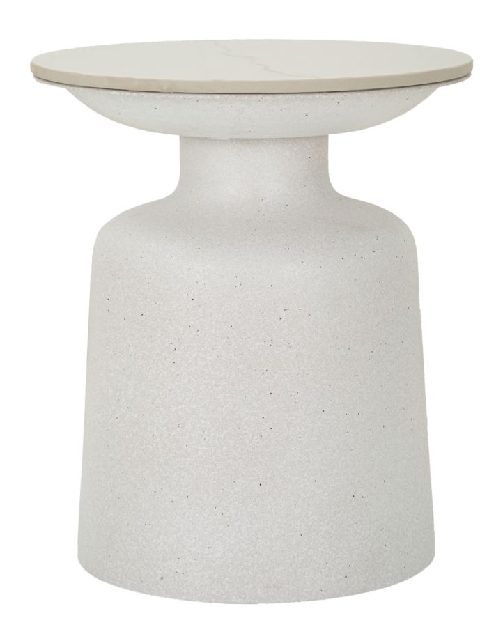 foto del prodotto tavolinetto white fush cm 40x47