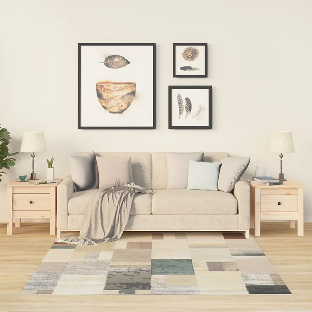 foto del prodotto tavolini 2 pz 40x40x39 cm legno massello di pino cod mxl 24821
