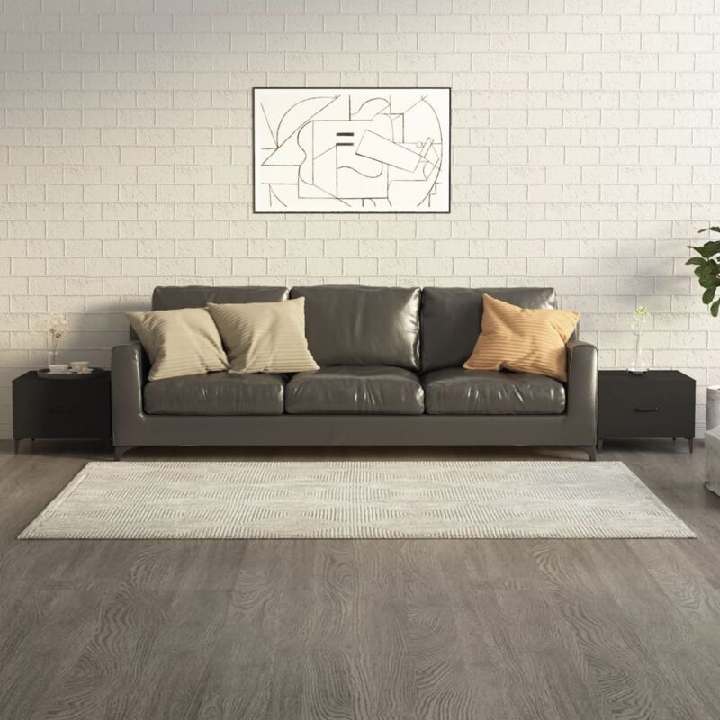 foto del prodotto tavolini da salotto gambe in metallo 2 pz neri 50x50x40 cm vidaxl