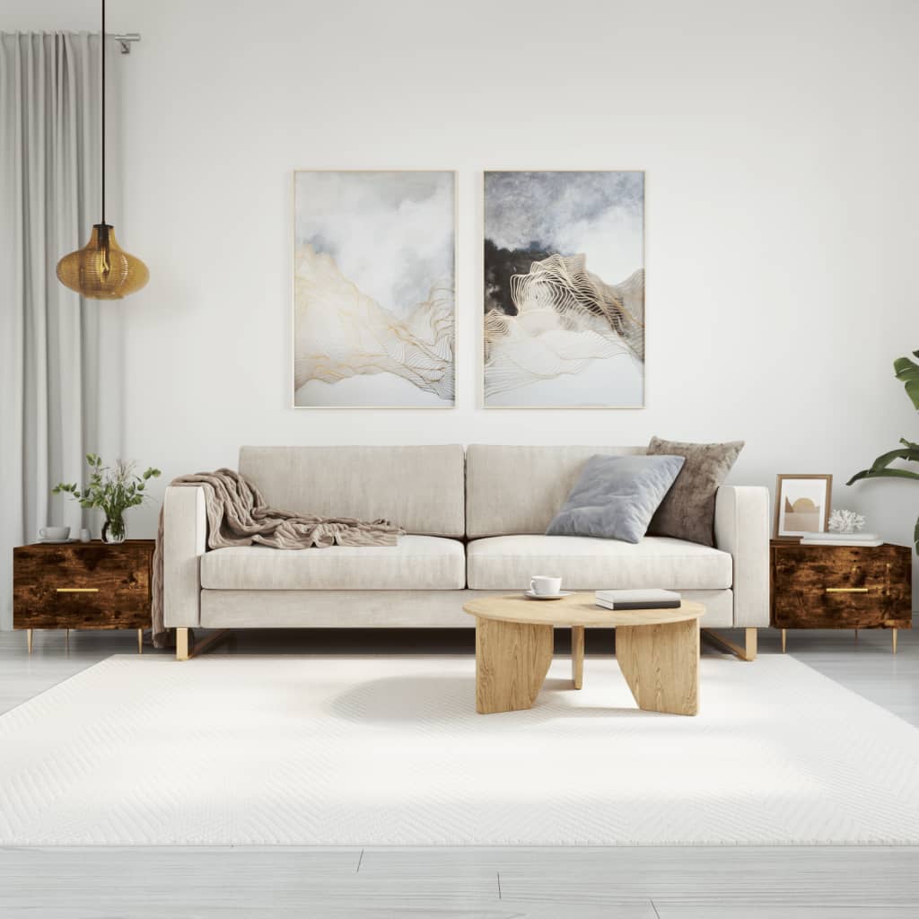 foto del prodotto tavolini salotto 2 pz rovere fumo 50x50x40cm legno multistrato vidaxl