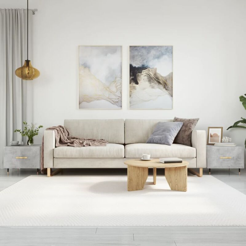 foto del prodotto tavolini salotto 2pz grigio cemento 50x50x40 legno multistrato vidaxl