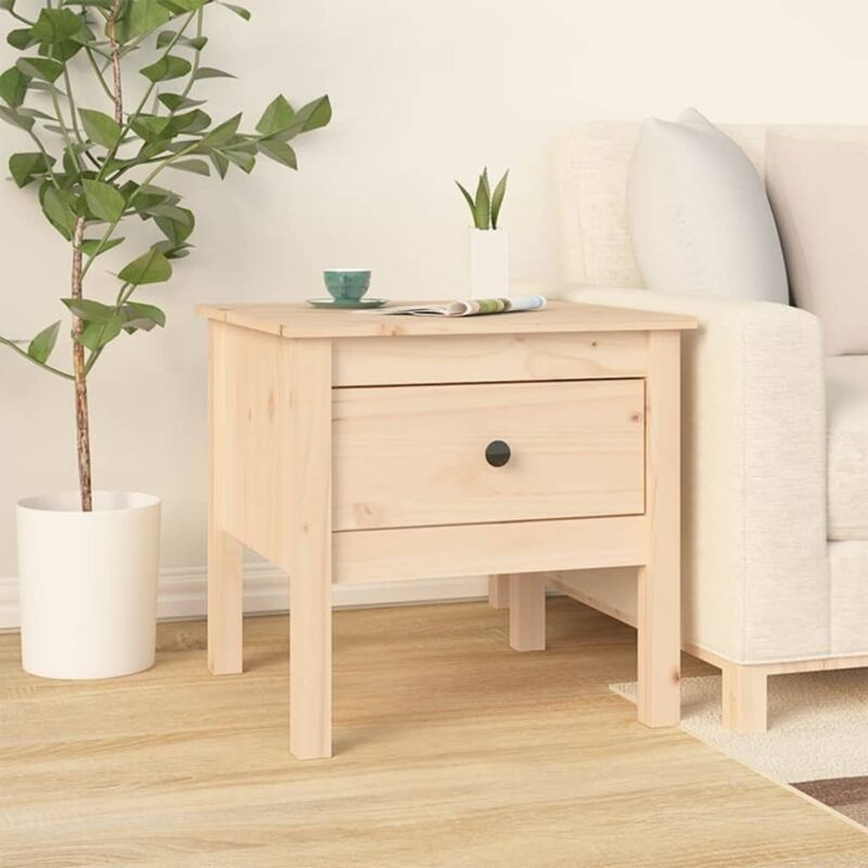foto del prodotto tavolino 50x50x49 cm legno massello di pino vidaxl