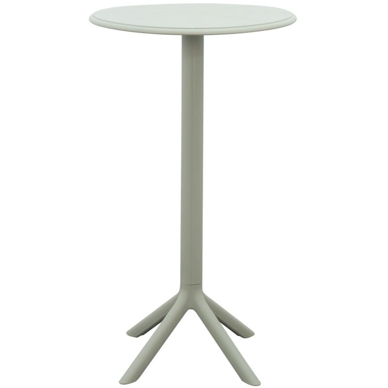 foto del prodotto tavolino alto rebecca mobili eliora 105x60x60 polipropilene verde chiaro moderno