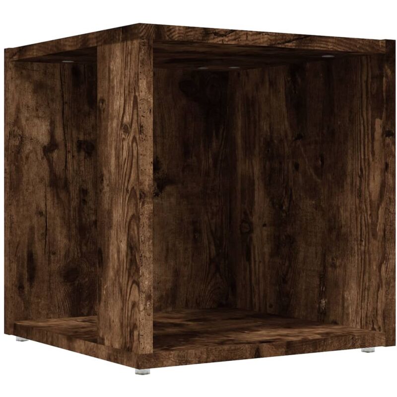 foto del prodotto tavolino angolare per mobile 33 x 33 x 34,5 cm multistrato marrone dec032380