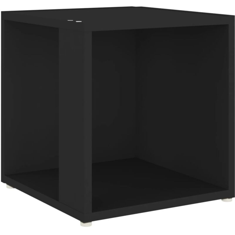 foto del prodotto tavolino angolare supporto per piante 33 x 33 x 34,5 cm truciolato nero dec032476