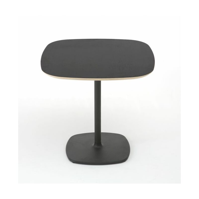 foto del prodotto tavolino bar design bloum colore nero h. 74 dimensione del piano 60x60 cm