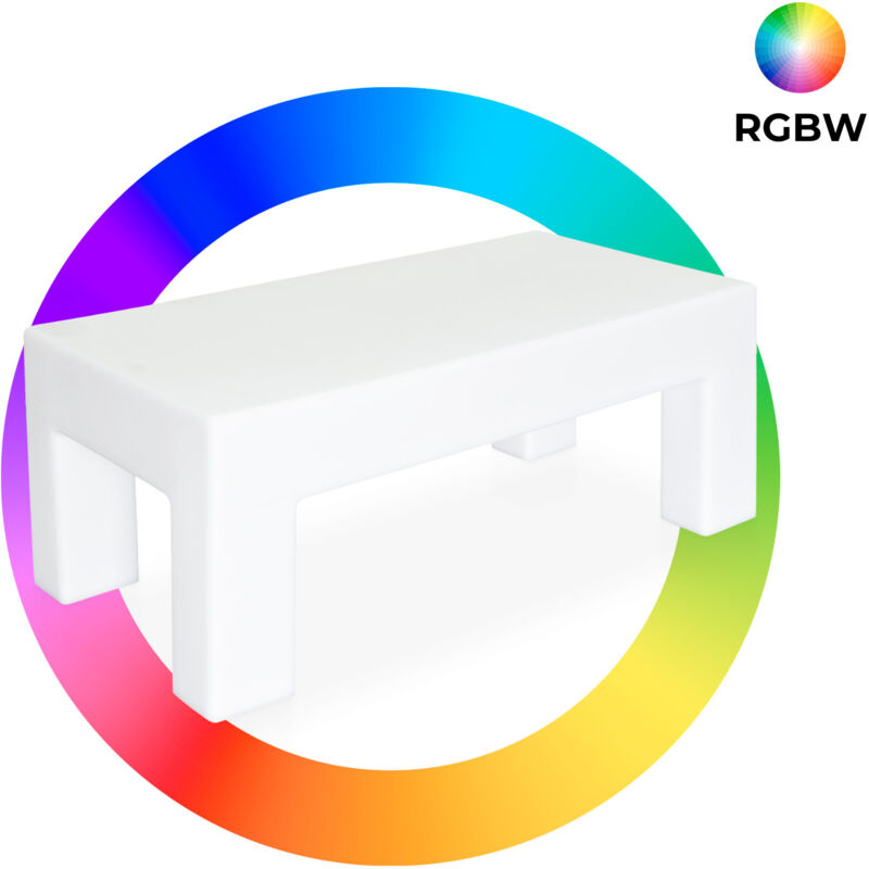 foto del prodotto tavolino centrale led rgbw 20w ricaricabile