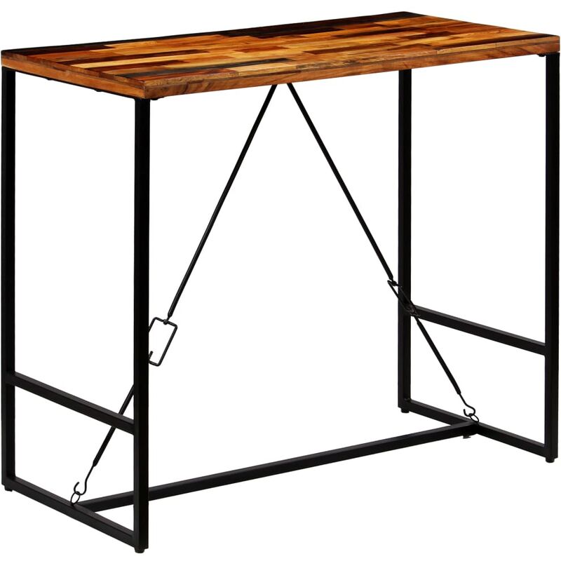 foto del prodotto tavolino da bar in legno massello di recupero 120x60x106cm vidaxl 170585