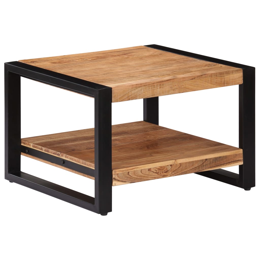 foto del prodotto tavolino da caff 60x60x40 cm in legno massello di acacia cod mxl 56217