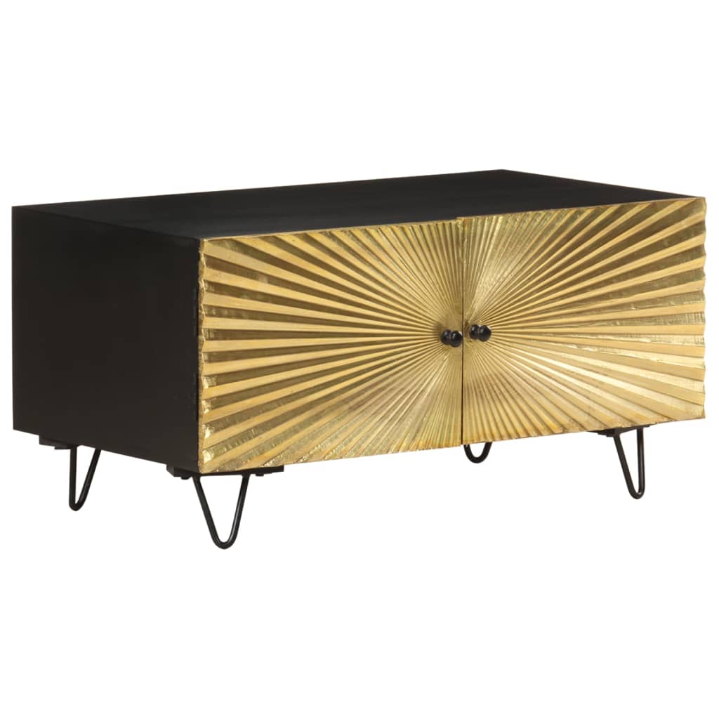 foto del prodotto tavolino da caff 90x50x45 cm in legno massello di mango cod mxl 15565