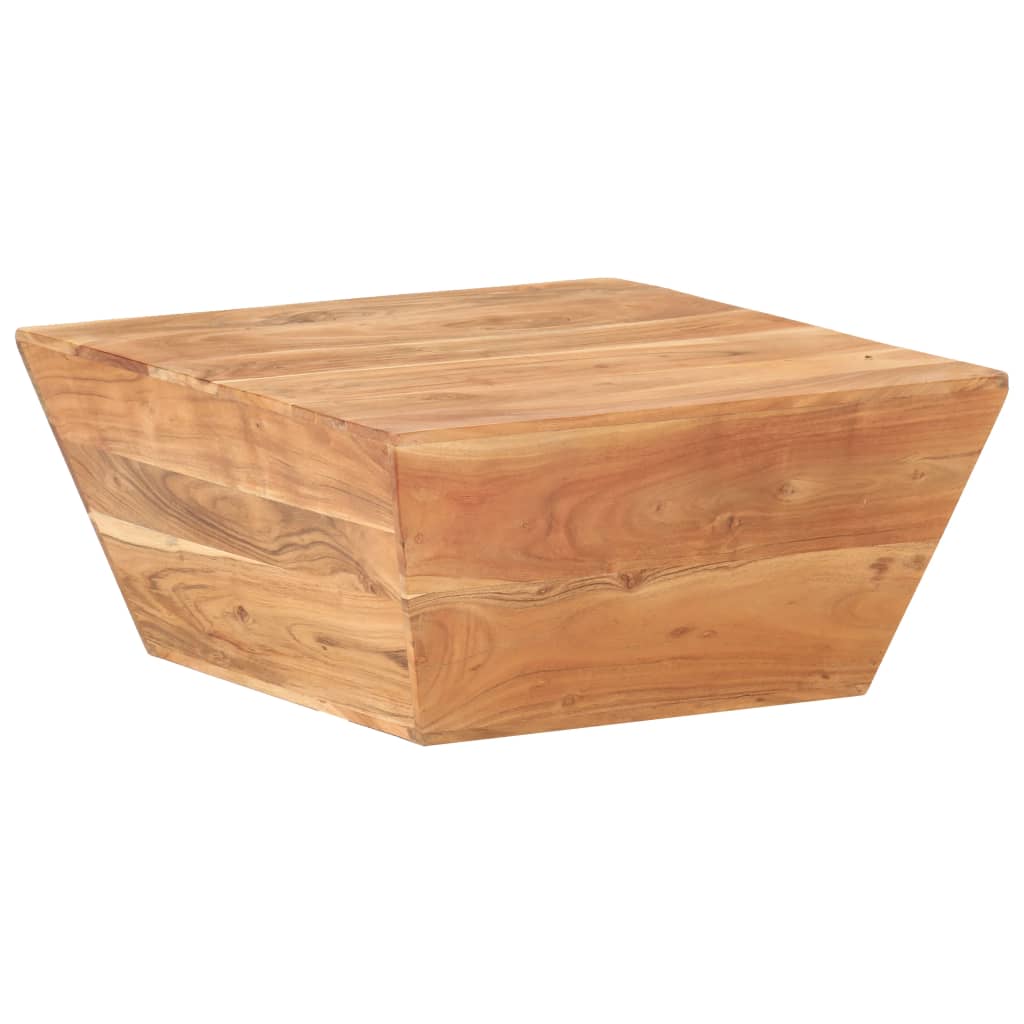 foto del prodotto tavolino da caff a forma di v 66x66x30 cm in legno di acacia cod mxl 11856