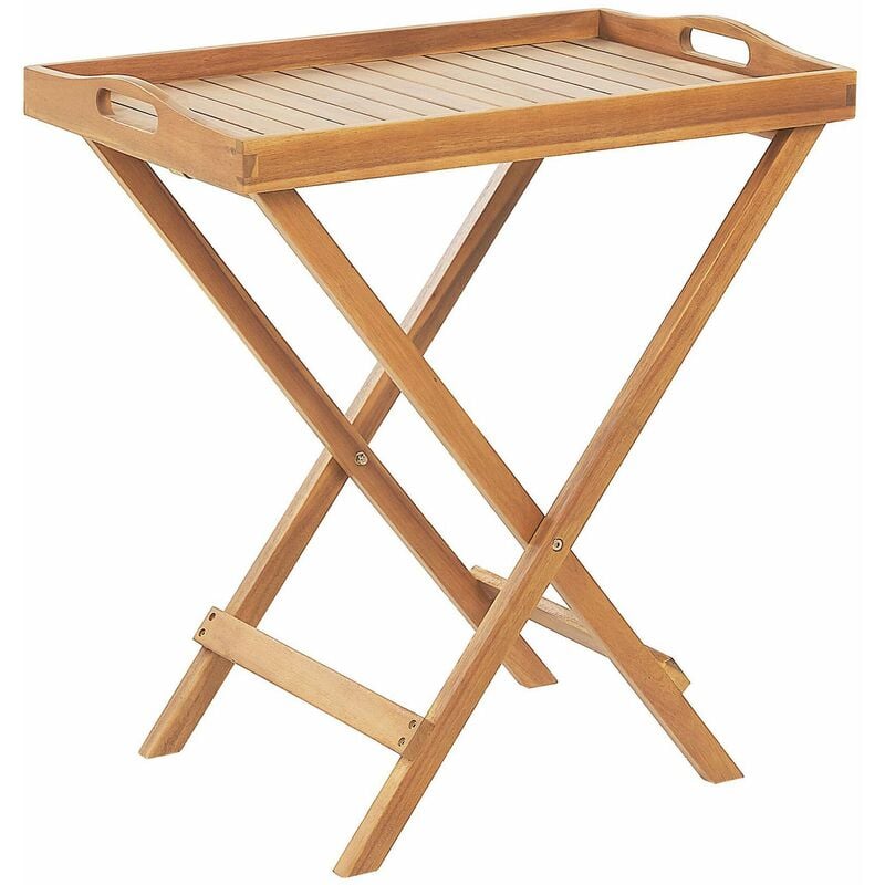 foto del prodotto tavolino da caff classico per giardino in legno d acacia ripiegabile java