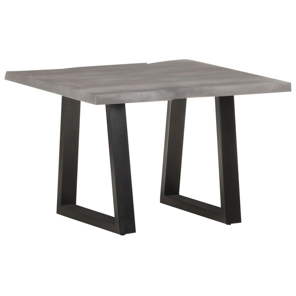 foto del prodotto tavolino da caff con bordi vivi 60x60x40 cm in massello acacia cod mxl 27385