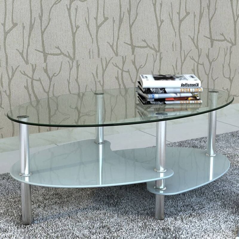 foto del prodotto tavolino da caff con design esclusivo bianco vidaxl