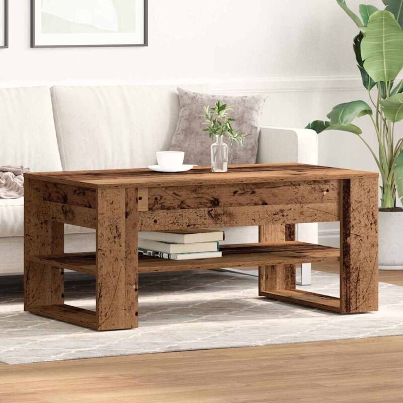 foto del prodotto tavolino da caff in legno antico 102x55x45 cm in legno ingegnerizzato vidaxl
