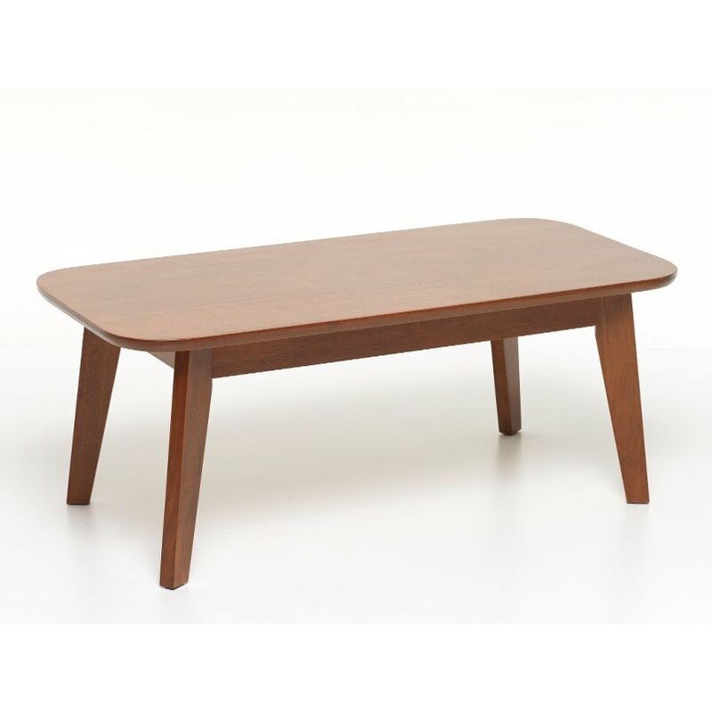 foto del prodotto tavolino da divano mod cambridge in legno massello colore noce misura 106x53 cm