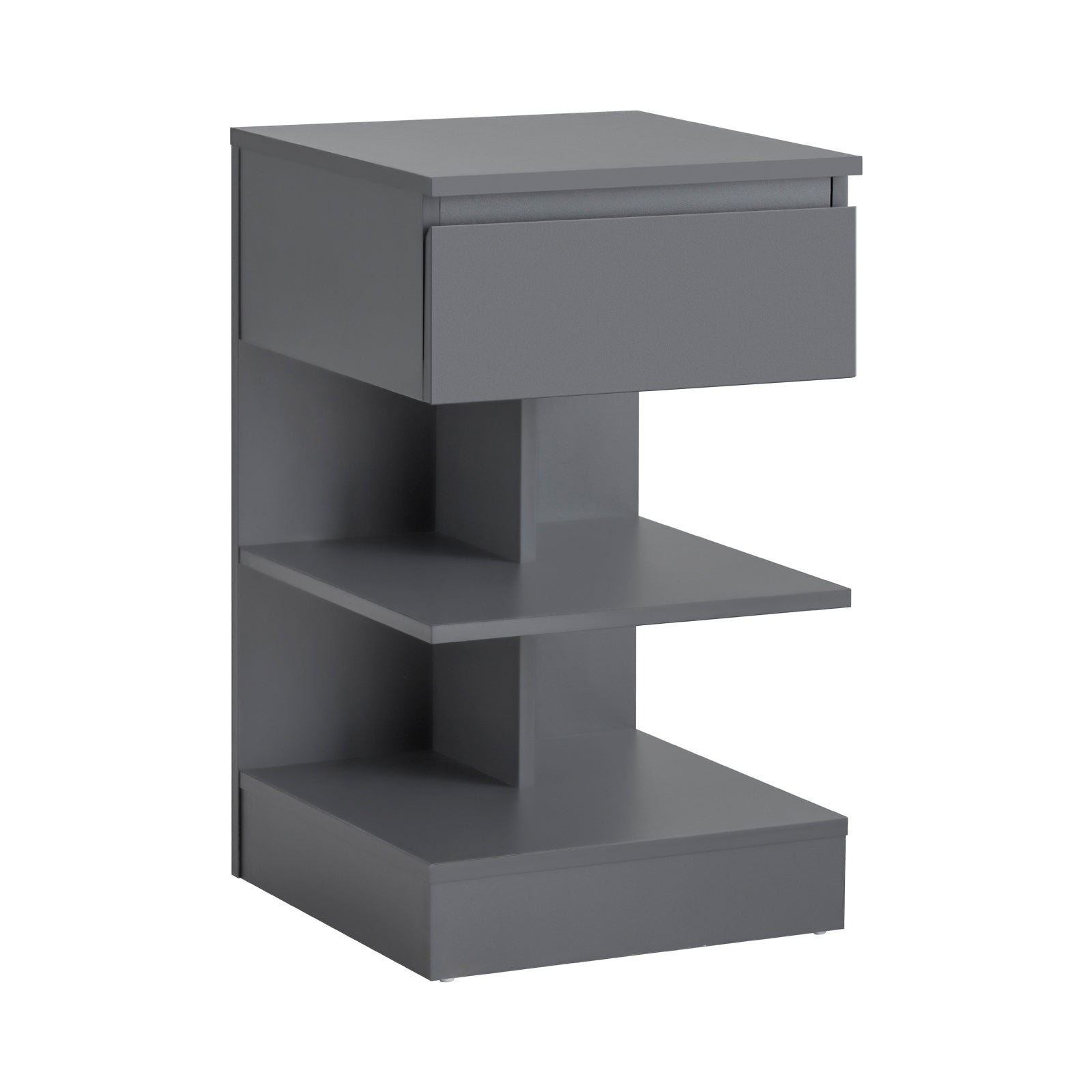 foto del prodotto tavolino da divano tavolino da soggiorno comodini letto con cassetto grigio fbt49 hg